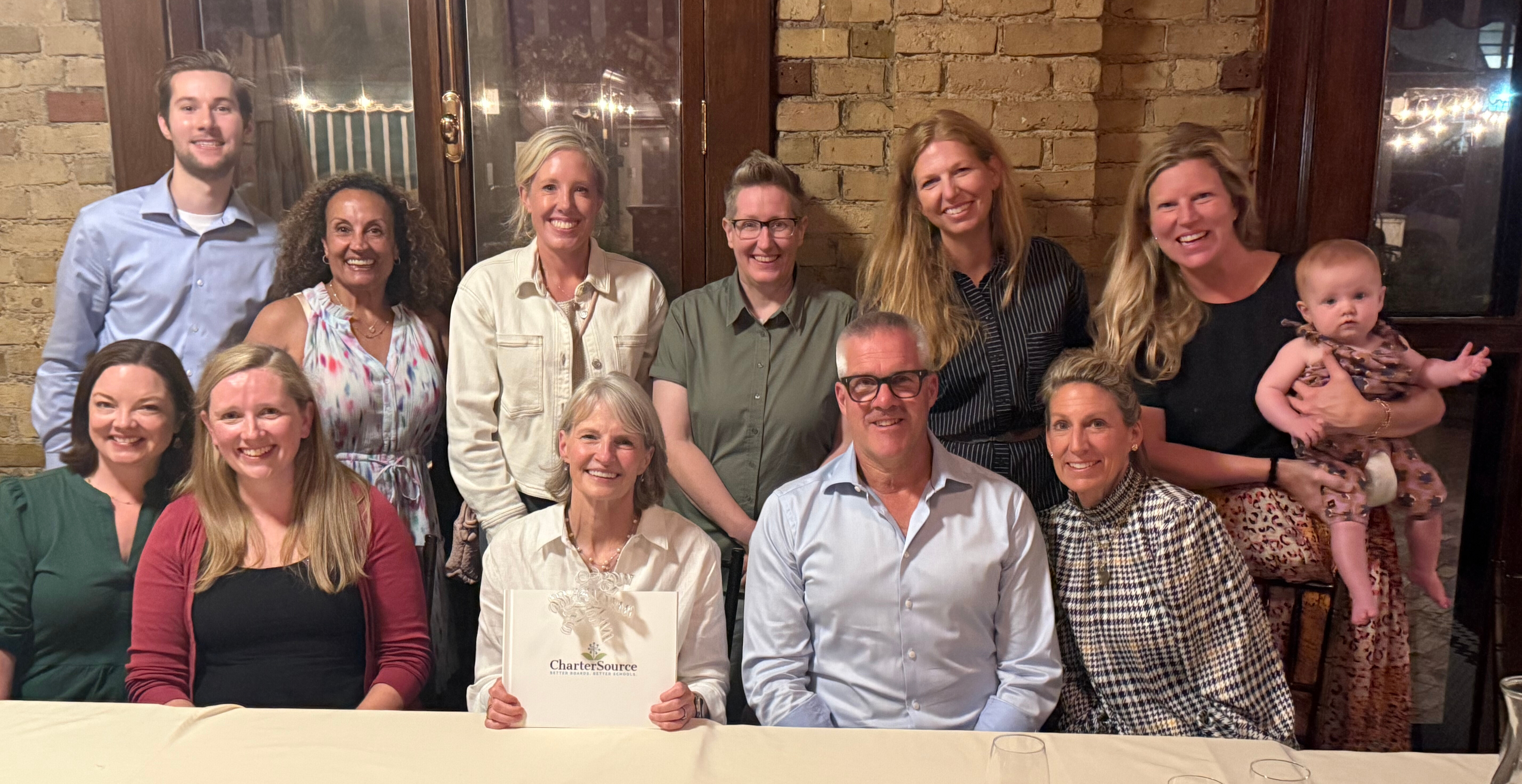 The CharterSource team together at Beth Finch's retirement celebration